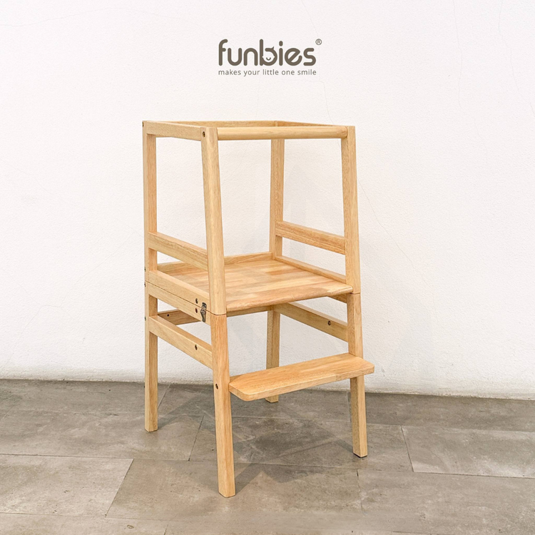 Funbies Baecere Convertible Learning Tower - Natural White