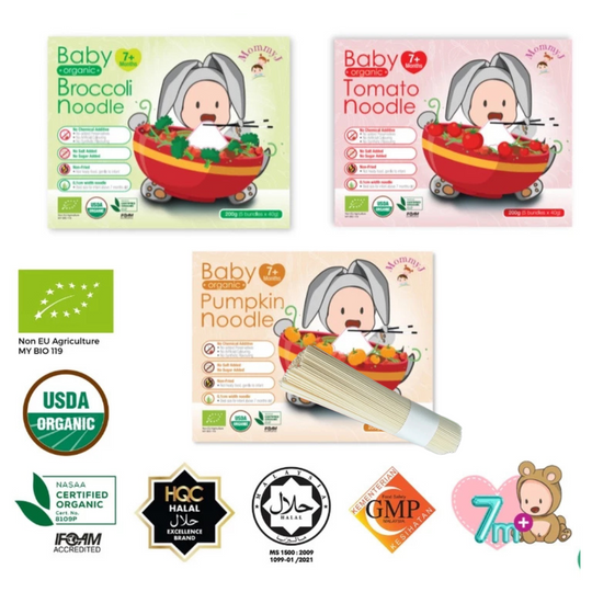 MommyJ Baby Organic Stick Noodles 200g (7m+)