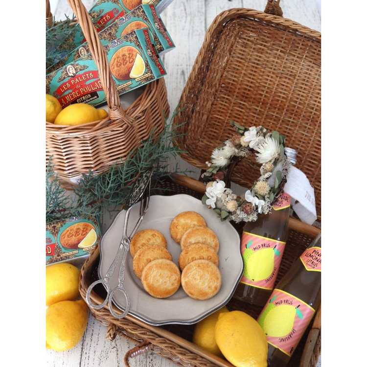 La Mère Poulard Palets Lemon French Shortbread Biscuits 125g