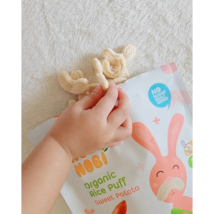 [HALAL] Nobi Nobi Organic Jasmine Rice Puffs (15G/40G)