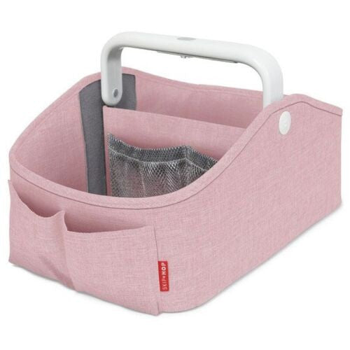 Skip Hop Nursery Style Light Up Diaper Caddy- Pink