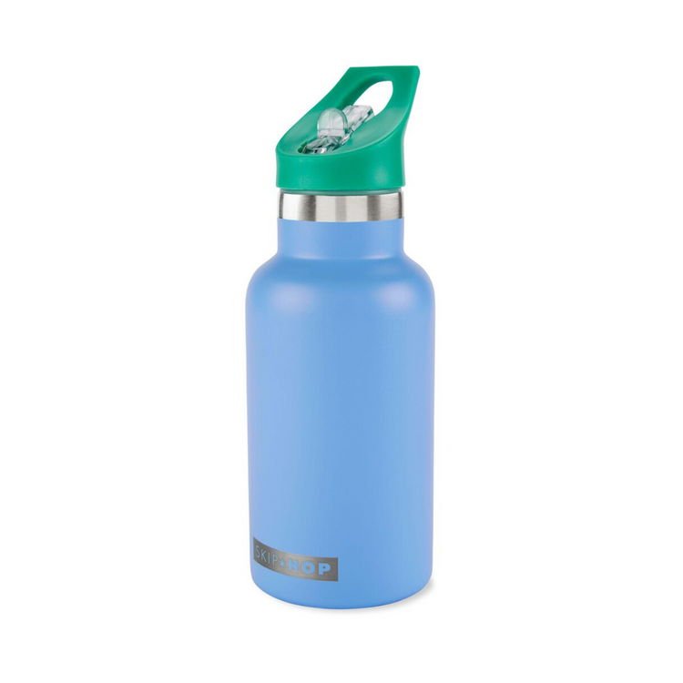 Skip Hop Spark Style Stainless Steel Canteen Bottle 380ml - Blue