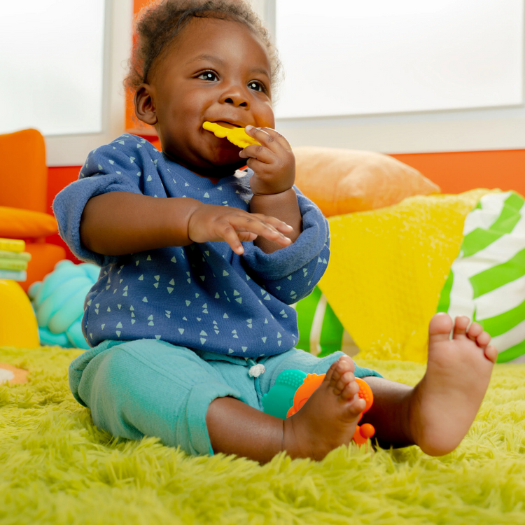 Bright Starts Gummy Buddies 3-Pack Textured Teethers (3m+)