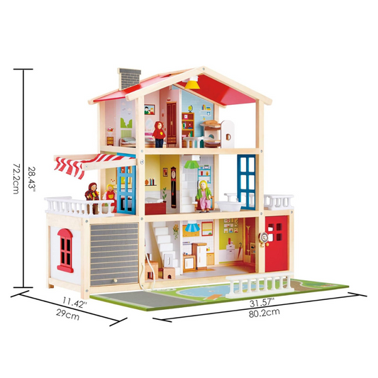 Hape Doll Family Mansion (3y+)