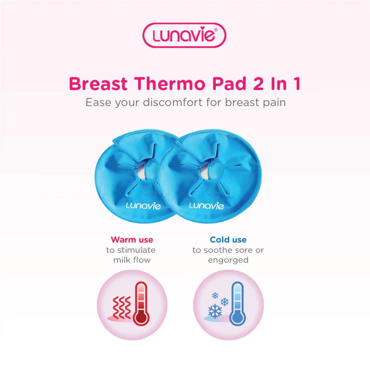 Lunavie Reusable Warm/Cold Breast Thermo Pad 2pcs