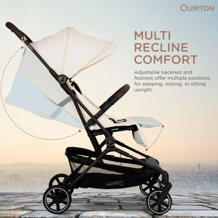 Quinton Carbon+ Compact Stroller –Kereta Sorong Bayi Carbon Fiber Compak