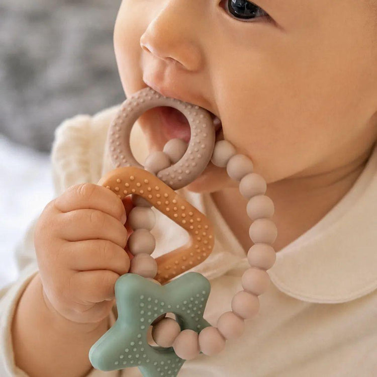 Mils and Key Trio Ring Teether (3m+)