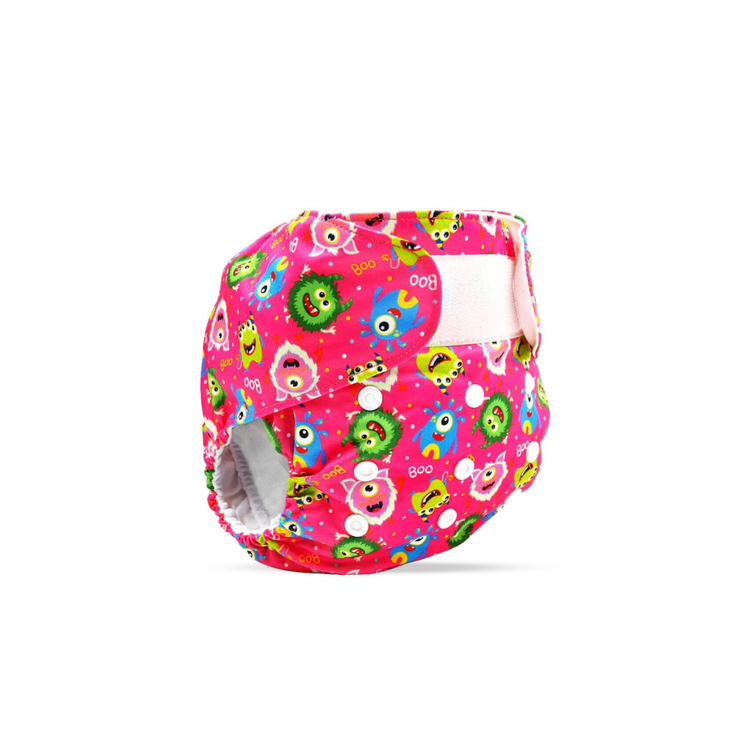 Cheekaaboo 2-IN-1 Reusable Diaper - Monster