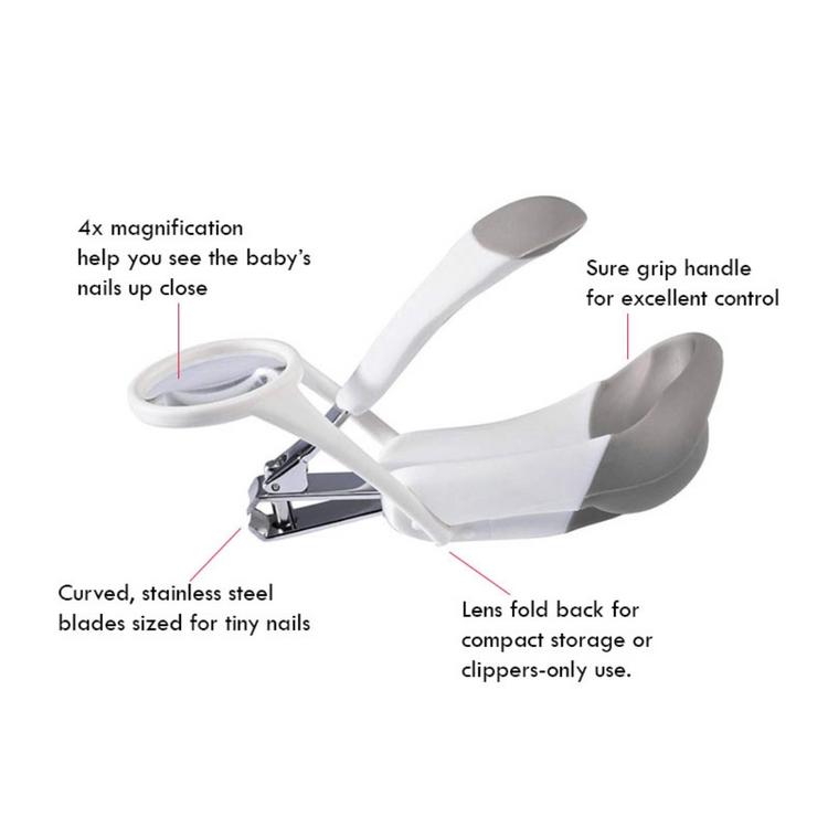 The First Years Deluxe Nail Clipper with Magnifier (0m+)