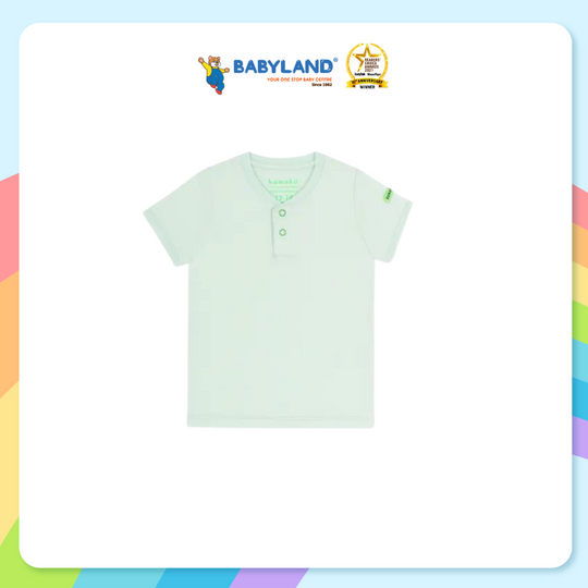 Hamako Tencel Kids Casual Tee - Pure Water