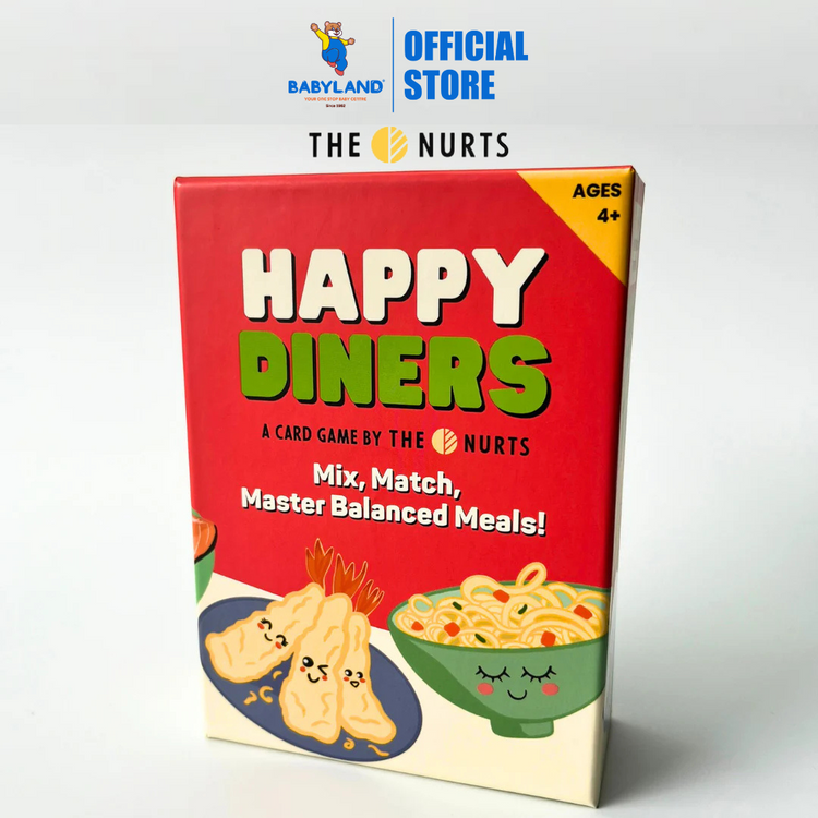 The Nurts Happy Diners Card Game | 4yrs+ | Nutritional Balanced Meal Strategy | Family Game Night