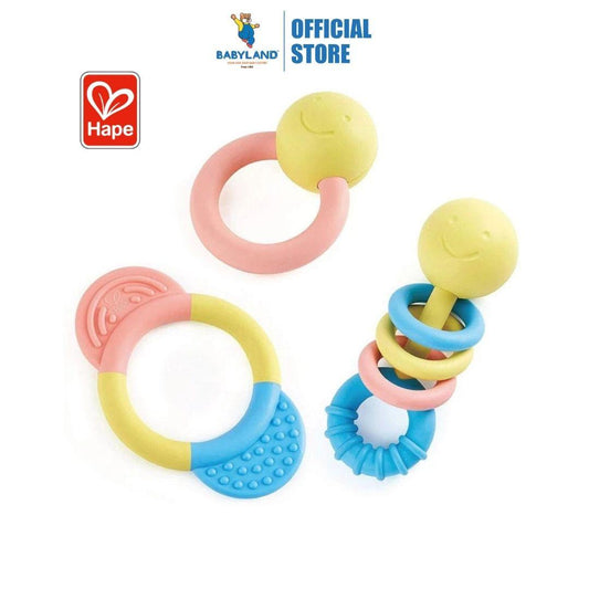 Hape 0027 Rattle & Teether Collection for newborn (0-12m)