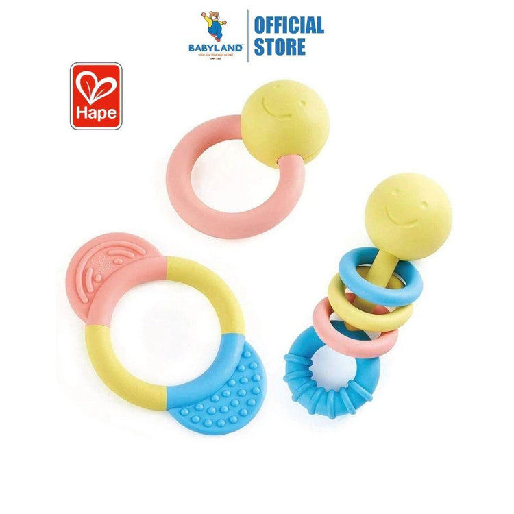 Hape 0027 Rattle & Teether Collection for newborn (0-12m)