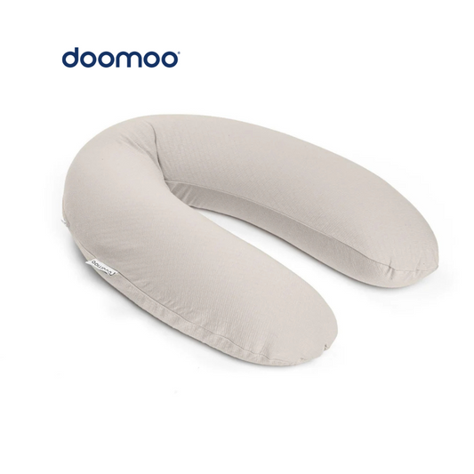 Doomoo Buddy Nursing Pillow - Tetra Jersey Sand