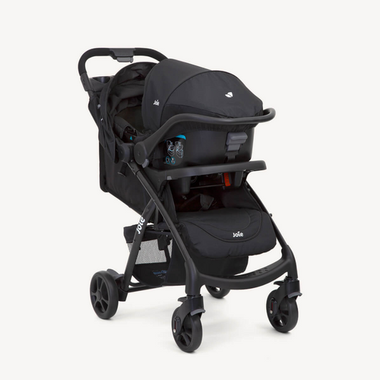 Joie Muze LX Travel System - Coal (Birth to 15kg)