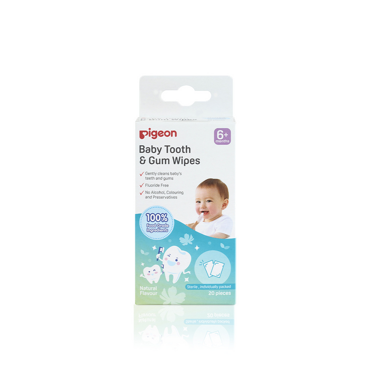 Pigeon Baby Tooth and Gum Wipes 20pcs (6m+)