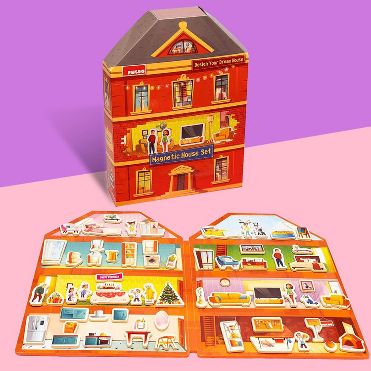 Puedo Magnetic House Set (3Y+)