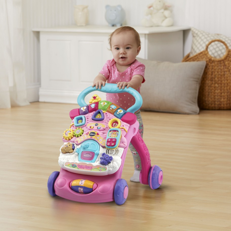 Vtech Sit To Stand Stroll & Discover Activity Walker - Pink ( 9 to 36 months )