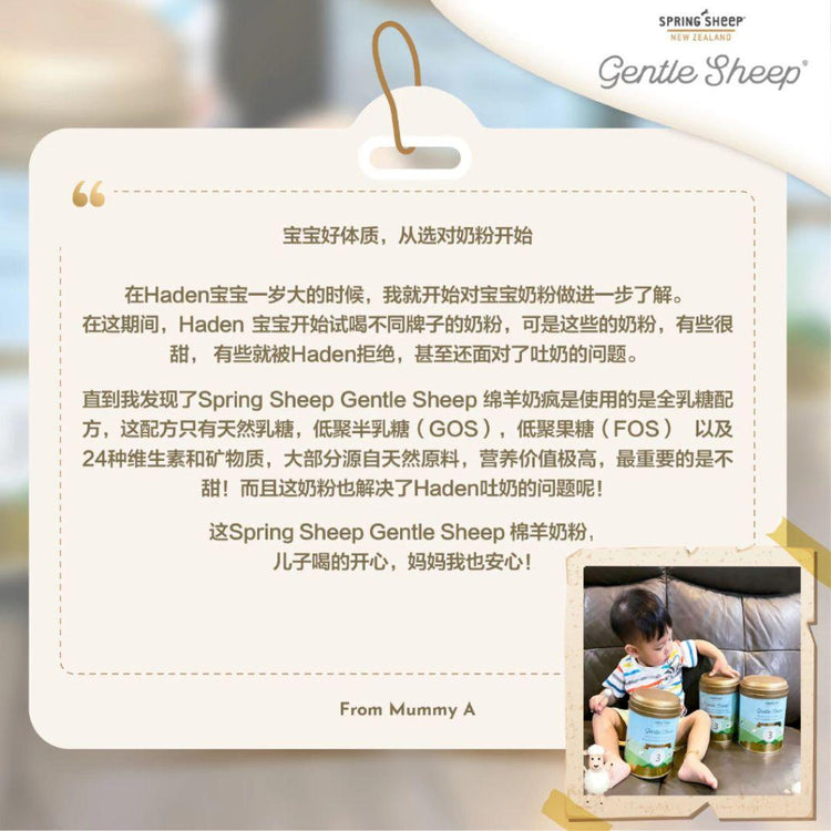 Spring Sheep Gentle Sheep Premium Sheep Milk Powder Step 3 700g (12-36 months)