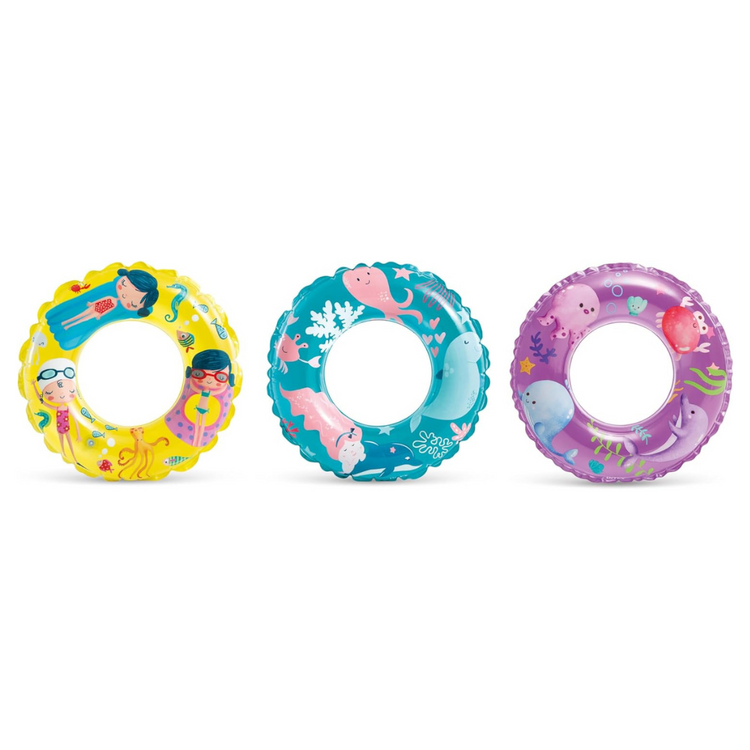 Intex 61cm Transparent Rings IT 59242NP (6-10yrs) - Wet Set Collection