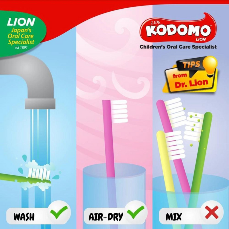 Kodomo Lion Progress Profesional Toothbrush (1pcs)