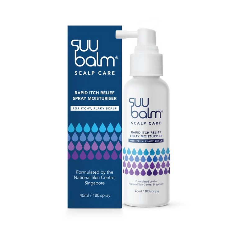 Suu Balm Rapid Itch Relief Scalp Spray Moisturiser 40ml
