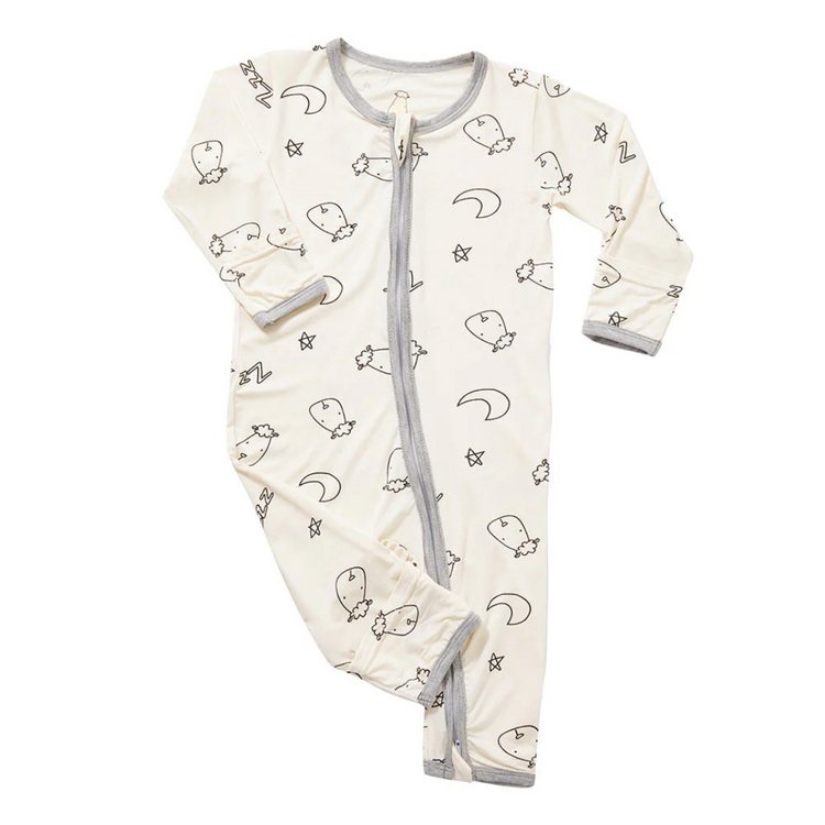 Baa Baa Sheepz Romper Zip Sweet Dreams Baa Baa Yellow ( 6 - 12 months )