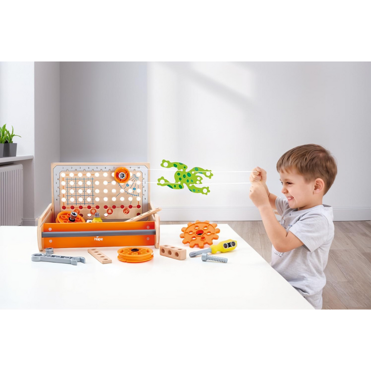 Hape 3029 Science Experiment Toolbox STEM Toy for Kids age 4 years+