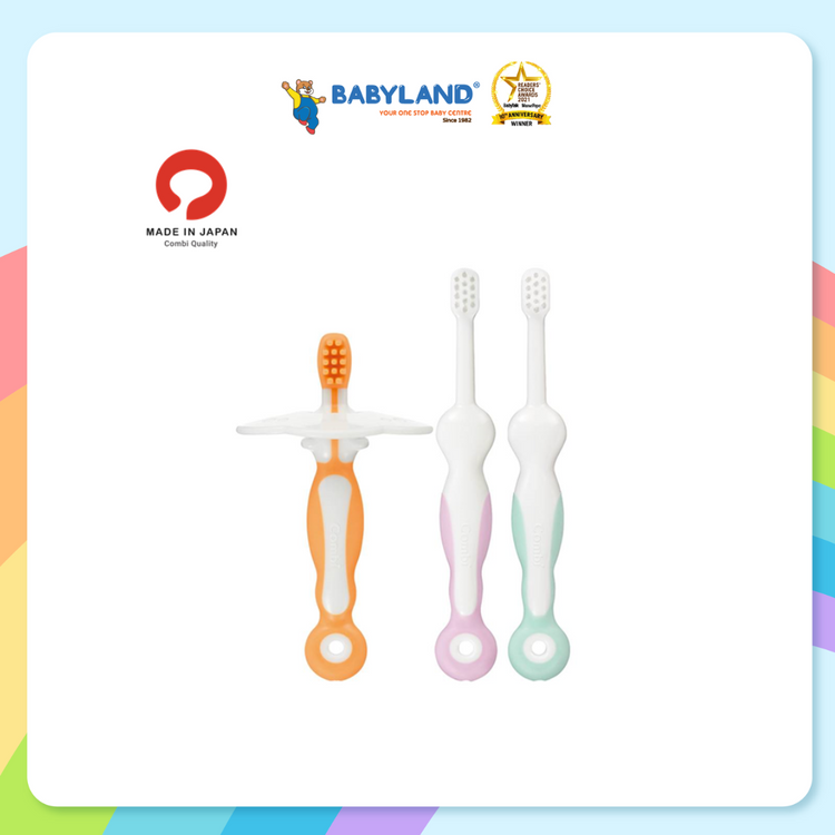 Combi Teteo Baby Toothbrush Set