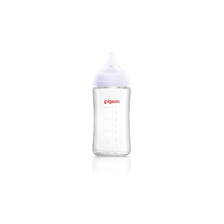 Pigeon SofTouch™ Wide Neck Glass Nursing Bottle (160ml/240ml)