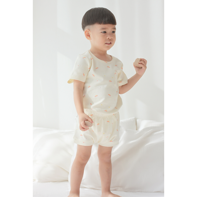 Twinkle Planet Organic Short Sleeves Casual Two-piece Set