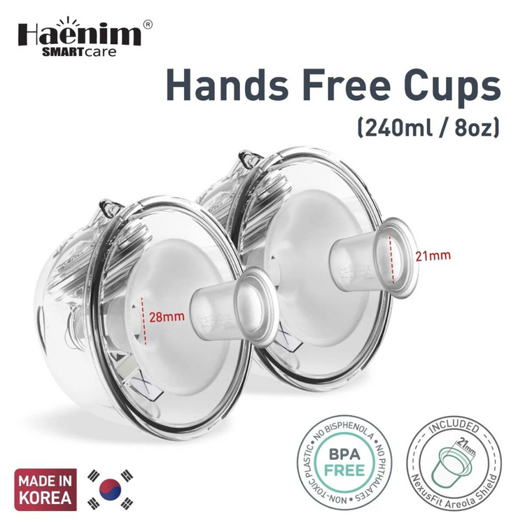 Haenim Handsfree Collection Cups (Twin Pack)