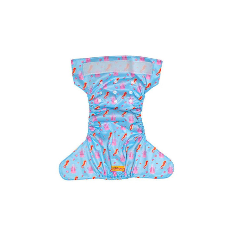 Cheekaaboo 2-in-1 Reusable Swim Diaper - Pink Jellyfish (Newborn - 36 Months)