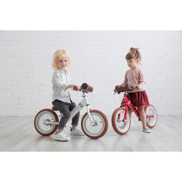 Iimo 12" Balance Bike (Kick Bike) -Alloy (White)