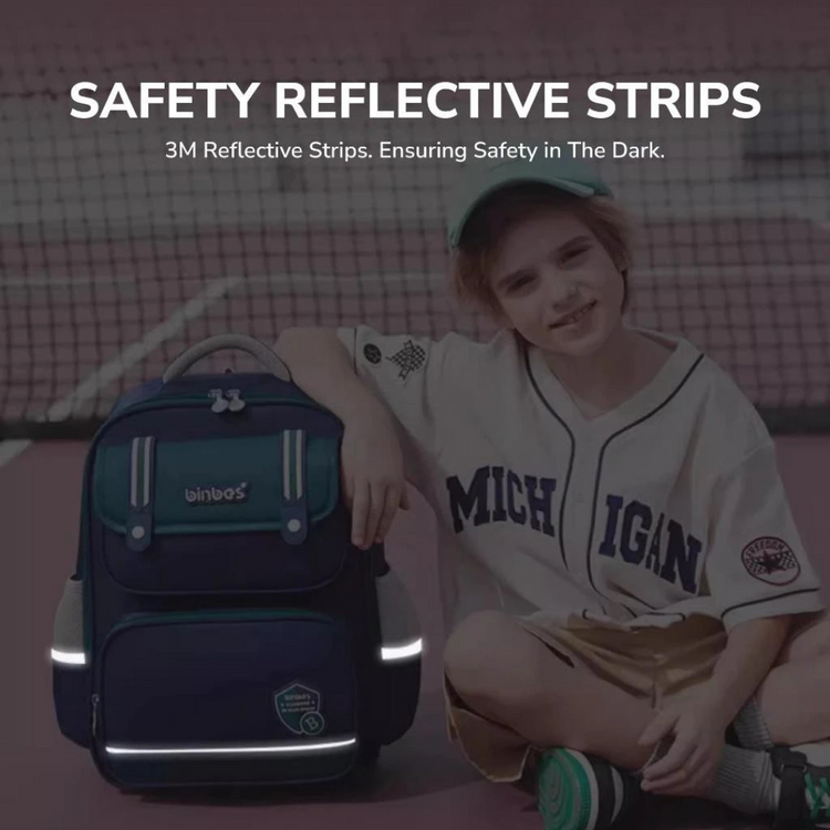 binbes® by Sun Eight Matez Ergonomic Spine Protection Primary School Bag with FLOATECH™