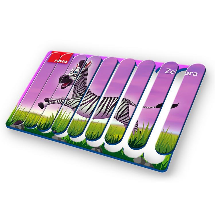 Puedo Magnetic Stick Puzzle (6 variations: Plane, Boat, Zebra, Deer, Elephant, Hippo)