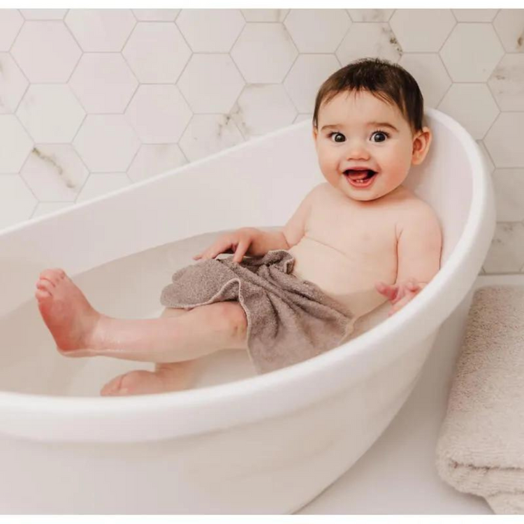 Bubble Cuddle Bath with Bath Seat - Taupe