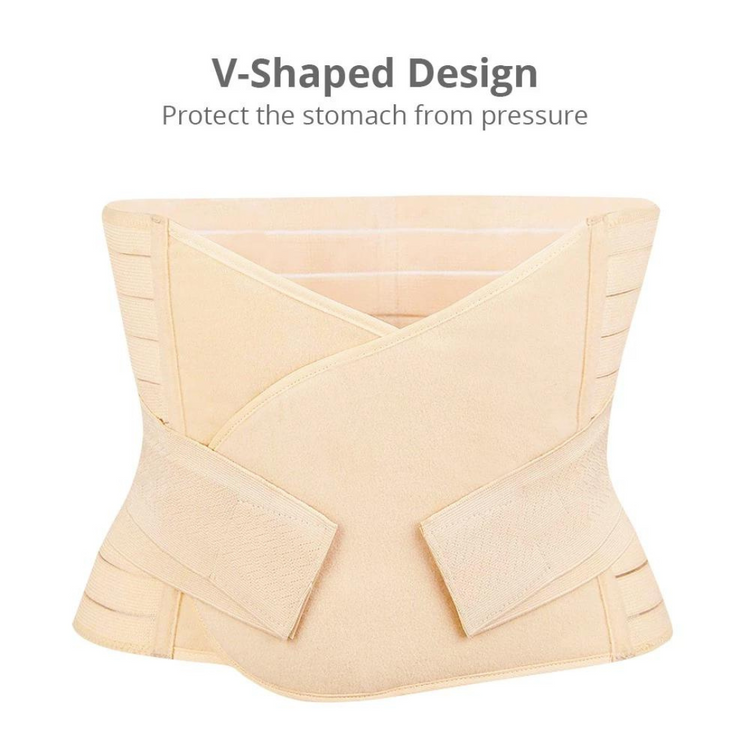 Shapee Belly Wrap Plus+ Beige (M-L/L-XL)