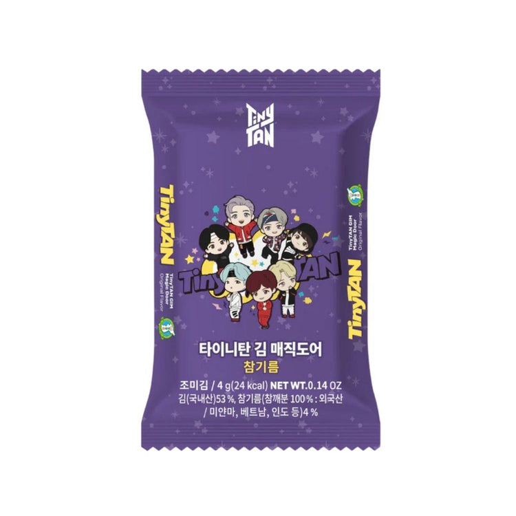 TinyTan Magic Door Seaweed Snack (Sesame Oil) 16x4g