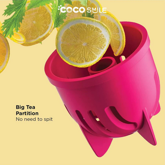 Cocosmile 8311 Flower Twirling Cup with Handle 1000ml - Black