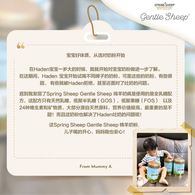 Spring Sheep Gentle Sheep Premium Sheep Milk Powder Step 3 700g