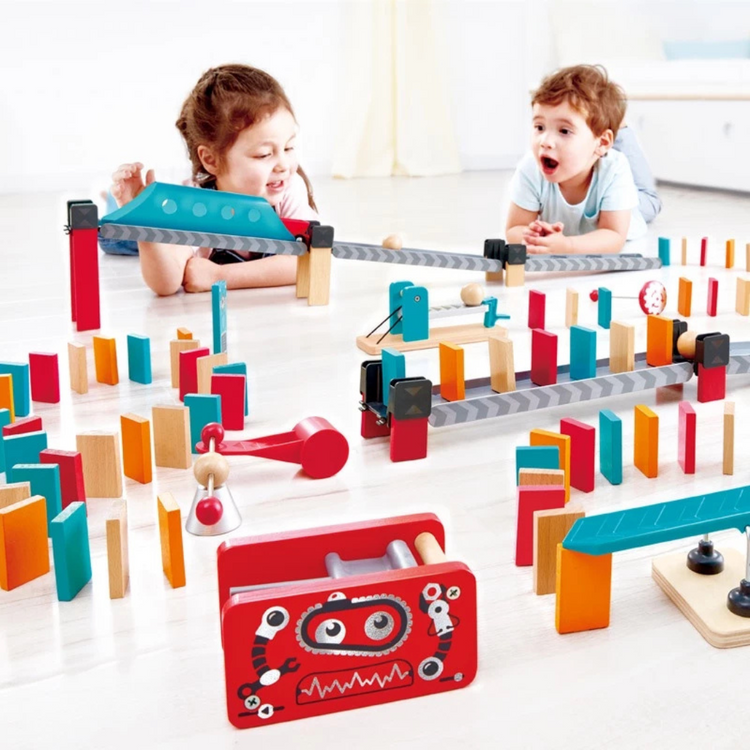 Hape 1057 Robot Factory Domino for 4+ Years