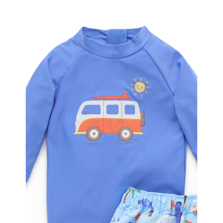 Purebaby Organic Cancun Board Short & Rashie Set