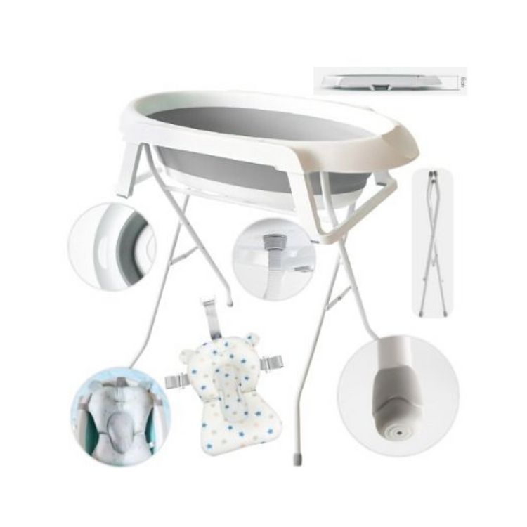 Lucky Baby Collato Bathtub W/Stand+Bath Support