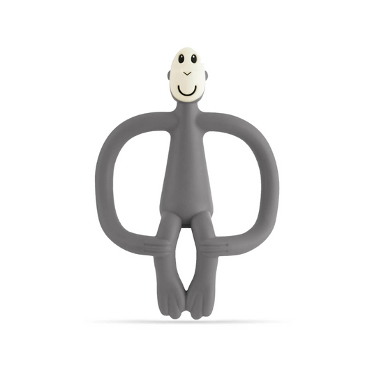 Matchstick Monkey Teething Toy - Gray