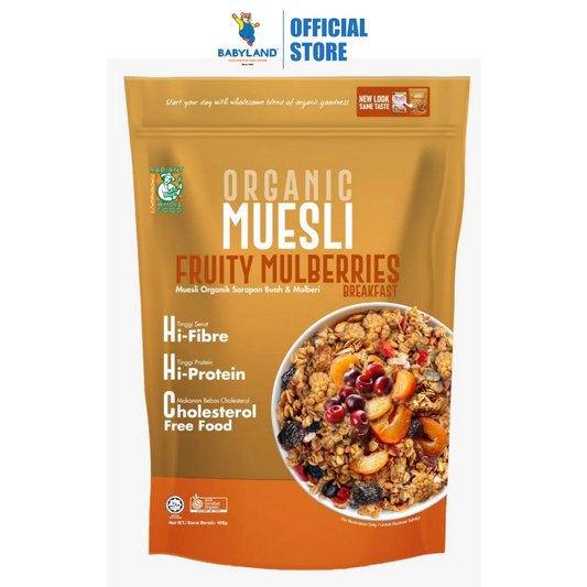 Radiant Organic Muesli Fruity Mulberries Breakfast (400g)