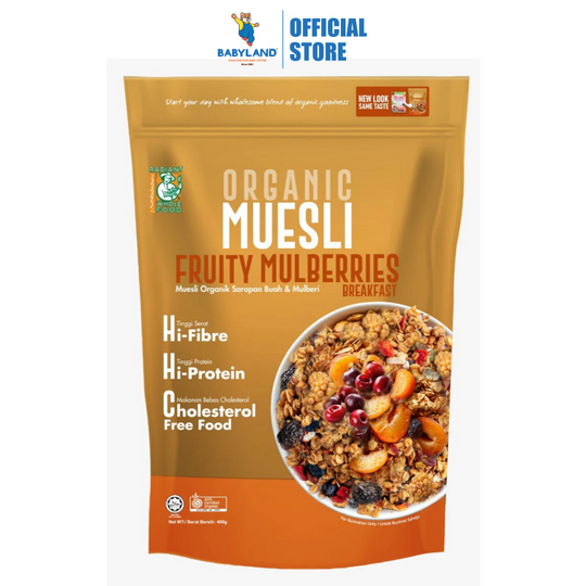 Radiant Organic Muesli Fruity Mulberries Breakfast (400g)
