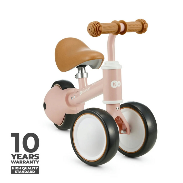 Kinderkraft Balance bike CUTIE - Light Pink (1 year up to 25 kg)