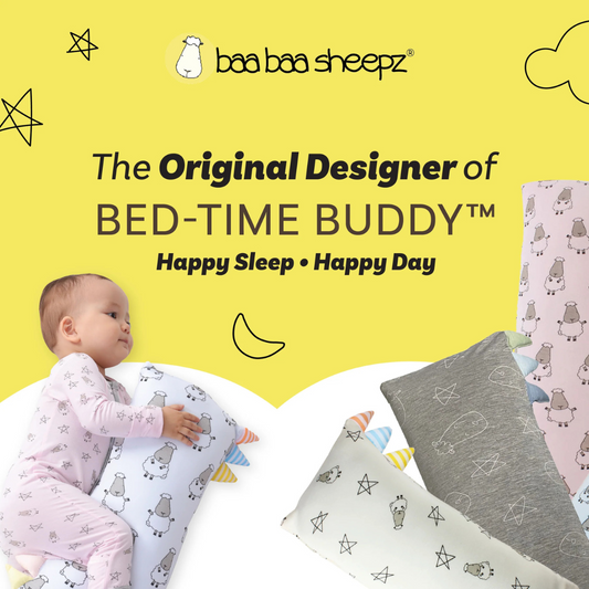 Baa Baa Sheepz Special Edition Head Pillow S02 White - Kids BBSxPeanuts Kids (size 30x47cm)