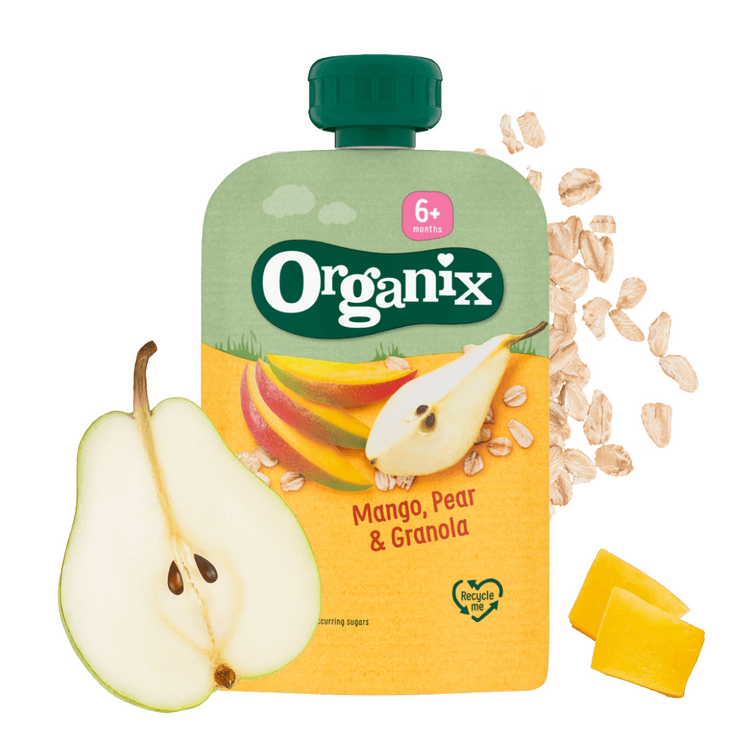 [Single Pack] Organix Fruit Baby Puree Pouches 100g